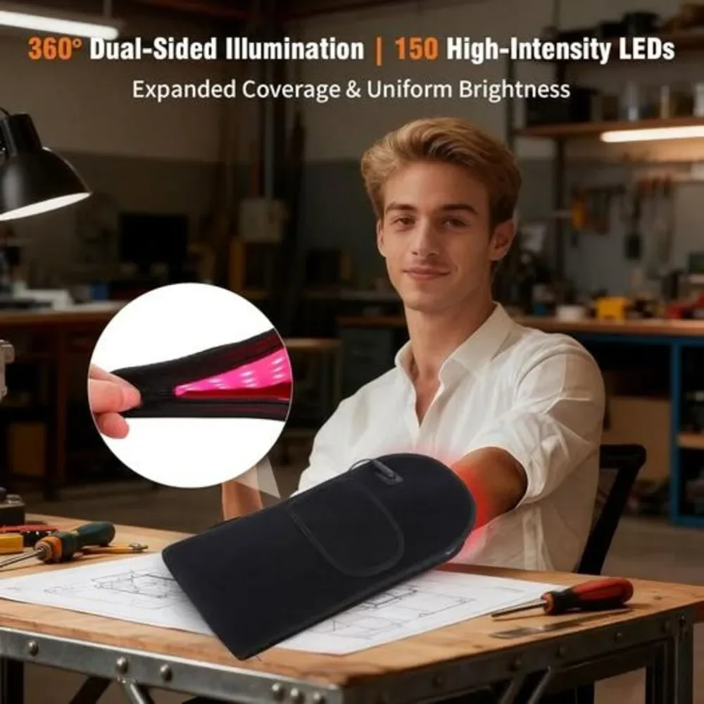 150 LED Red & Near-Infrared Light Glove + Flexible Body Wrap